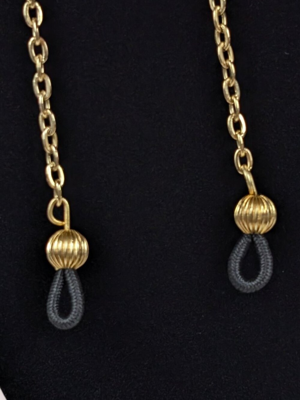 Vintage Plain Gold Tone Glasses Chain